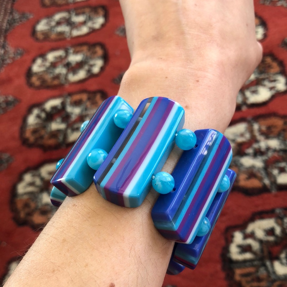 Vintage Mod resin bracelet